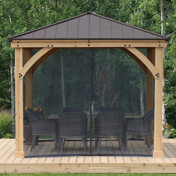 Yardistry Meridian Gazebo Screen & Reviews Wayfair